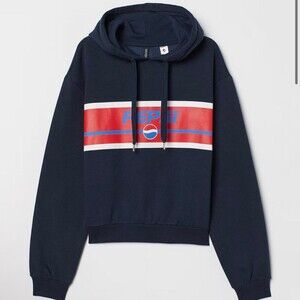 Pepsi Navy Blue Hoodie With 3 C 59
